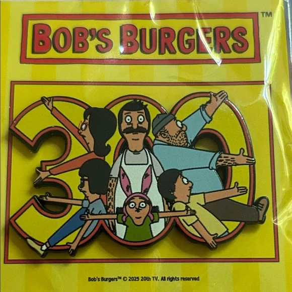 Bob’s Burgers 300 Episodes SDCC Exclusive Enamel Pin - Picture 2 of 4